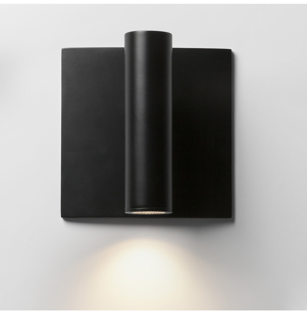 Adjustable Modern Led Light Led Reading Bed Headboard Wall Lamp With Rocker Separate Switch For Hotel