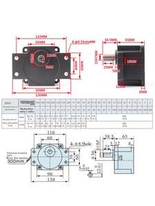 <span class=keywords><strong>Moteur</strong></span> à engrenages à aimant permanent à vitesse variable 5GS avec boîte de vitesses 40W/60W/90W/120W/140W/180W, efficacité IE1 pour usage nautique - Product Image 2