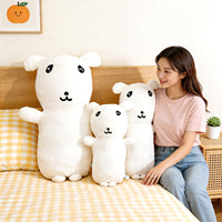 Niedlicher und lustiger Ganadi selbstironischer Bär Plüschtier Sofa-Ornament Kissen Kindergeschenk Greifpuppe Tischbegleiter-Puppe