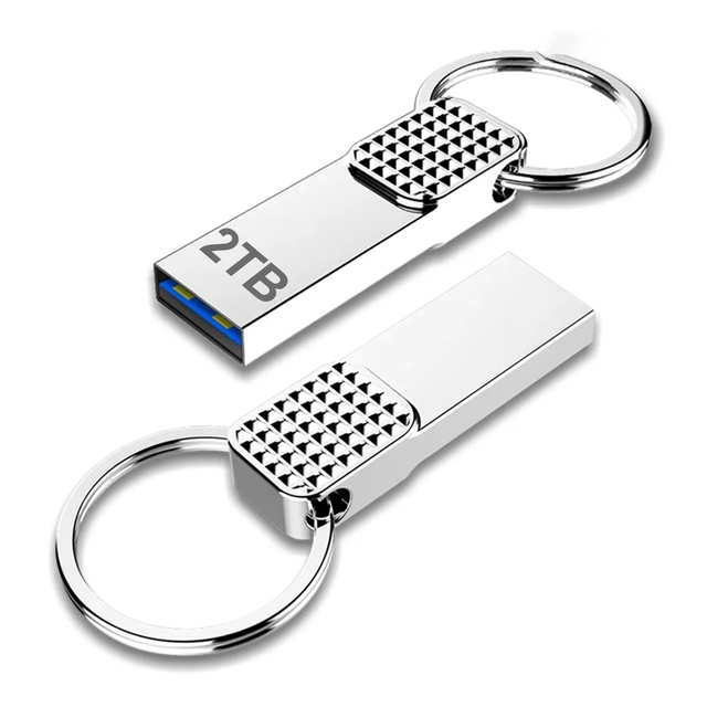 Waterproof Metal Usb Flash Drive 4gb 8gb 16gb 32gb 64gb 128gb Pendrive With Key Ring Memory Disk Mini Usb Stick