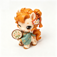 Figurine de Cheval en PVC Personnalisable et Amusante, Style Ancien, Boîte Mystère 9cm, Jouet Promotionnel, Figurine de Collection Designer, Cadeau, Jouet d'Art, Collections