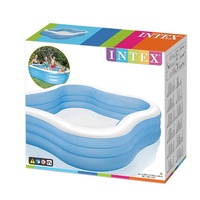 Original Intex 57495 Aufblasbares Familien schwimmbad Oberirdisches STRAND WELLEN SWIM CENTER POOL
