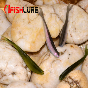 Leurre de pêche à queue fourchue nouveaux leurres de pêche 70mm 100mm leurre souple appât artificiel prédateur attirail pour <span class=keywords><strong>brochet</strong></span> et bar - Product Image 4