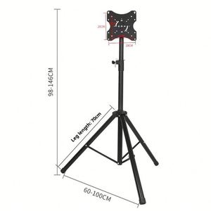 Bodenstativ-Monitorständer mit Hoch-/Querformat-Display-Rotation für Live-Übertragungen und All-in-One-Geräte - Product Image 4