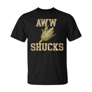 Camiseta con meme de Aww Shucks Corn on the Cob, diseño promocional divertido para todos - Product Image 2