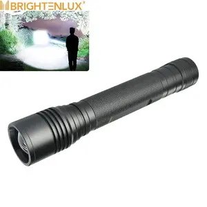 Custom Long Distance High Power Super Bright Zoom Flashlight Torch Waterproof XHP50 Powerful Tactical LED Flashlight