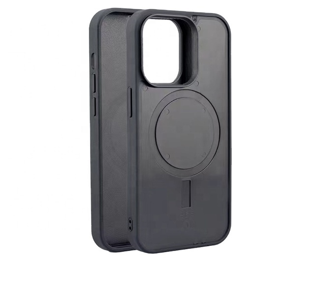 Weview Hybrid TPU PC Blank case for iphone 14 Print Inlay Leather Magnetic groove Phone case Cover