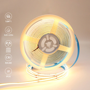 ไฟคริสต์มาสแบบม้วนได้10เมตร24โวลต์320 LED 8มม. กว้างหลายสีชุดสีขาวชุดสายไฟ LED แบบยืดหยุ่น - Product Image 1