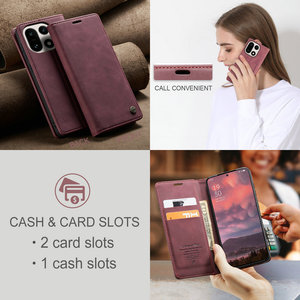 Étui portefeuille en cuir CaseMe 2026 au design d'usine pour <span class=keywords><strong>OnePlus</strong></span> 15 13 12 11, étui à rabat pour téléphone portable <span class=keywords><strong>OnePlus</strong></span> 8 7 Pro 8T <span class=keywords><strong>7T</strong></span> Nord - Product Image 4