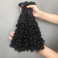 Vente chaude Super Double Dessiné Incroyable Curl Bundles de Cheveux Indiens Vierges Bruts Couleur Naturelle