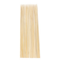 Brochettes jetables en bambou naturel de 5,0 mm x 35 cm pour barbecue