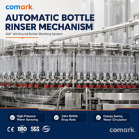 Machine de soufflage entièrement automatique 12000 bph pour le remplissage, le bouchage et le lavage de bouteilles d'eau en PET