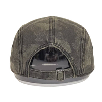 Respirant Camp Running Hat Personnalisé Brodé Impression Logo Hatware Léger 5 Panneau Épissage Camping Cap Camouflage Tissu