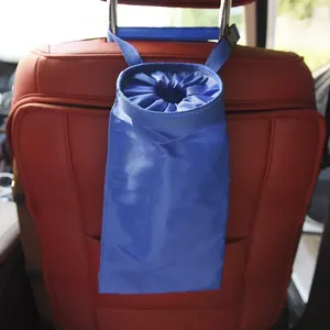 Auto Mülleimer Mülls ack Staub Sitz Rückenlehne Lagerung Mülleimer Box Kleinigkeiten Halter Organizer Taschen Taschen Mülleimer Autozubehör - Product Image 2