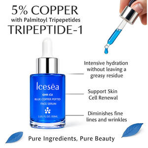 Suero Facial OEM con Tripéptido de Cobre GHK-Cu y Caléndula Officinalis, Antiarrugas, Reafirmante y Lifting para Piel Madura, Marca Privada - Product Image 5