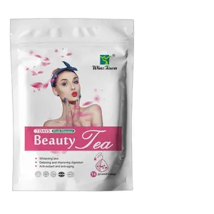 7 day skin beauty whitening glow tea wins town skin whitening tea bag blanchissant Slimming Detox glow tea for white