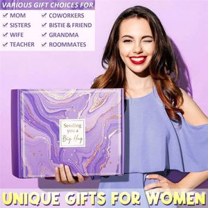 Canasta de Regalo Spa Morada para Mujer con Vela Aromática, Loción Corporal y Bolsa de Regalo, Cumpleaños para Ella - Product Image 2