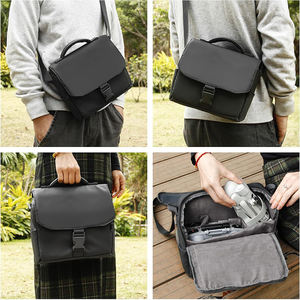 Sac de transport pour la série DJI Mini/NEO/Flip, avec séparateurs réglables et plusieurs poches, étui à bandoulière en PU imperméable - Product Image 6