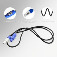 Câble d'extension Powercon 3 broches mâle-femelle pour éclairage de scène, projecteur mobile et projecteur PAR
