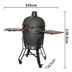 Barbecue Kamado au charbon de bois Epicure Series 22 pouces, grande taille, multifonction, pour usage extérieur - Product Image 3