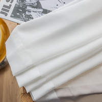 Voilages en tulle blancs Innermor ultra doux, sensation agréable au toucher, pour la décoration du salon, voile moderne en mousseline unie transparente