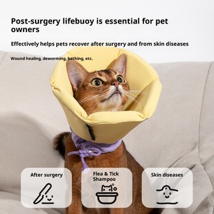 Collare Elisabettiano Hidream per Cani e Gatti Anti-Leccamento Design Profondo per Sterilizzazione Copricapo per Cani <span class=keywords><strong>di</strong></span> Taglia Grande Tutte le Stagioni - Product Image 2