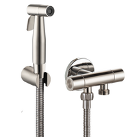 Kit de pulvérisation pour bidet en acier inoxydable 304, pistolet de toilette mural moderne et écologique avec tuyau