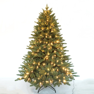 NUEVO Árbol de Navidad Artificial de PVC de Lujo con Luces LED Cálidas Automáticas, Decoración Navideña - Product Image 3