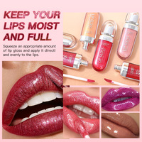 Gloss à lèvres brillant personnalisé, longue tenue, imperméable, anti-transfert, effet nacré, rouge à lèvres liquide en marque privée