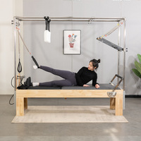 Équipement Pilates 5 en 1 Professionnel Reformer Cadillac Bois Chaise Barrel Pour Studio Gym