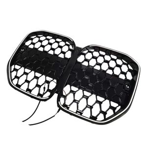 Parrilla Delantera Negra Tipo Panal con Iluminación LED para BMW Serie 4 G22, Modelo Meteor de 2 Puertas, 2020-2025 - Product Image 3