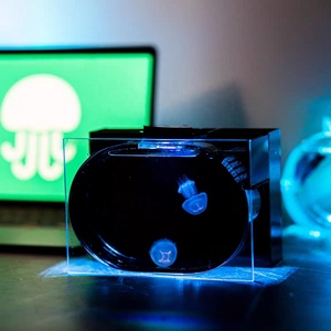 Oem Custom Desktop 2.8l Acryl <span class=keywords><strong>Aquarium</strong></span> Kleine Plastic Betta Fish Tank Usb Voeding Kwallen Tank Duurzaam Milieuvriendelijk - Product Image 1