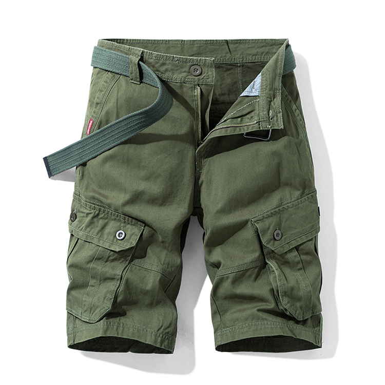 Summer Shorts Japanese Cargo Multi-Bag Shorts Men's Casual