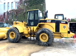 รถตักล้อยางมือสองคุณภาพสูง Caterpillar CAT966G พร้อมบุ้งกี๋ ได้รับการรับรองมาตรฐาน CE เครื่องยนต์ Doosan ปั๊มไฮดรอลิก KYB - Product Image 3