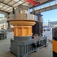 Machine professionnelle de fabrication de granulés de bois à anneau vertical pour la production de granulés de combustible à partir de biomasse, sciure de bois et coques de riz, système automatique