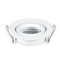 Vente en gros de module LED en aluminium boîtier de spot projecteur cadre de downlight Gu10 Mr16 montage de downlight support de downlight encastré