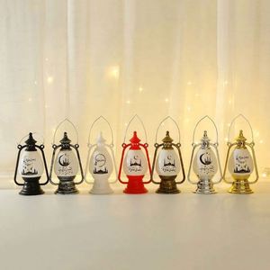 Portable Eid Mubarak <b>Ramadan</b> Decorations Retro Led Lights Islamic Muslim Oil Lamps Wind Lanterns Decorative Lighting <b>Gifts</b> - Product Image 3