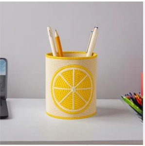 Portalápices de Cáscara de Coco Hecho a Mano, Ecológico, Organizador de Escritorio Natural, Porta Artículos de Oficina al por Mayor - Product Image 3