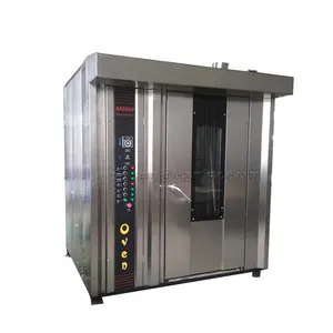 Chinese manufacturer bakery 64 tray hot air rotary oven price