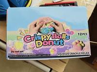 Jouet anti-stress et de décompression sonore en TPR, billes croquantes aux couleurs mélangées, à pincer et à presser, pour enfants de 5 à 7 ans