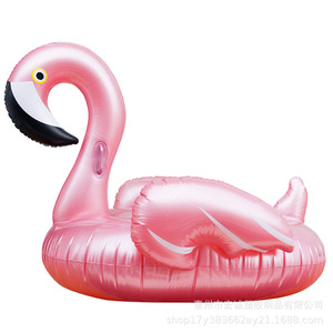Hongcheng Flamingo Inflatable Swim Ring 150cm Adult Water Float PVC Pool Float - Product Image 5