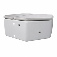 Piscine gonflable octogonale pliable en PVC avec design portable, sièges et couverture inclus