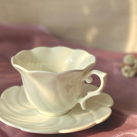Mug à café en céramique jetable de style européen moderne, motif uni, sans couvercle, pour les fêtes et la maison