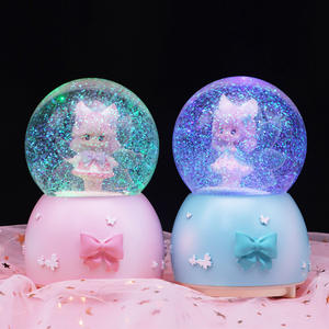 Caja Musical de Cristal con Diseño de Zorro de Nueve Colas, Regalos Creativos al por Mayor, Linda Caja Musical de Ocho Tonos para Niñas, Decoración de Escritorio - Product Image 1