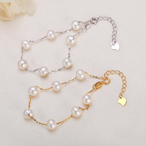 Pulsera de Plata 925 con Diseño de Cielo Estrellado para Mujer, Estilo Lujoso y Ligero, con Perla de Agua Dulce Auténtica, Versátil y Moderna - Product Image 1