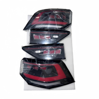 Feux arrière LED haute performance avec lentille rouge, feux de jour (DRL) et clignotants séquentiels pour Golf 8 8.5 Mk8 Mk8.5 2021-2024