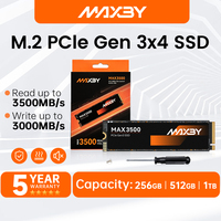 MAXBY M1 512GB PCIe 3.0 X4 NVMe SSD 550TB TBW 3500MB/s Kecepatan Baca untuk Peningkatan Penyimpanan PC Gaming