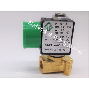 Vanne solénoïde miniature en laiton Ode 31Jn1W0V12 DN 1,2 mm, deux positions, trois voies, usage industriel - Product Image 1