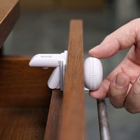 Système de verrouillage caché armoire serrure de sécurité pour enfants attraper sans perceuse bébé épreuvage serrures de tiroir magnétiques