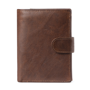 RFID <strong>Family</strong> <strong>Travel</strong> <strong>Wallet</strong> for Men with Coin Pocket Top Grain Genuine Leather Purse - Product Image 4